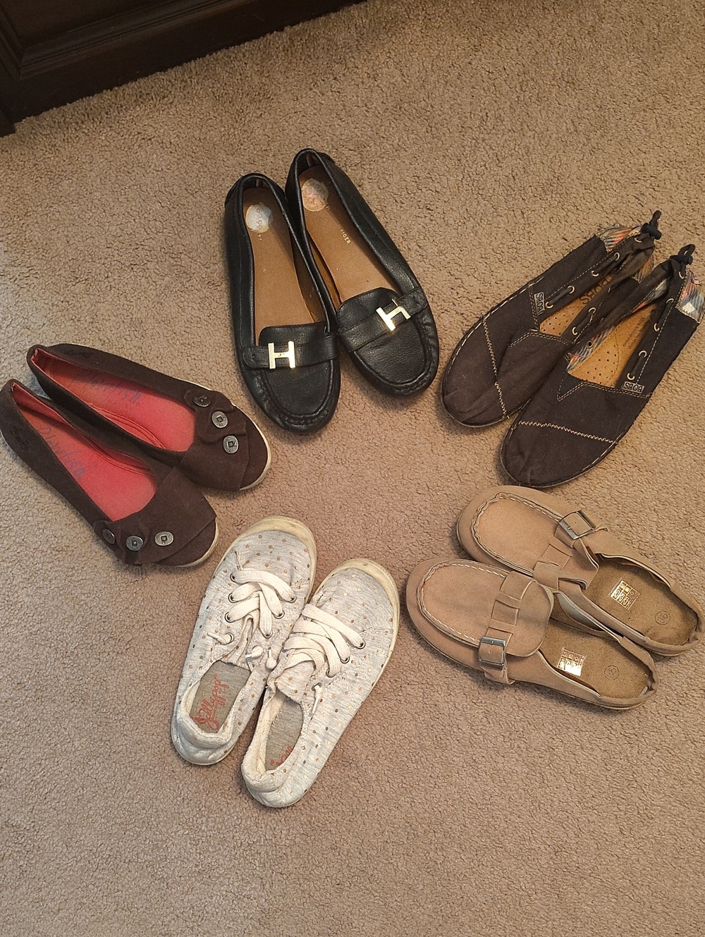 Bundle Of 5, Slip-Ons